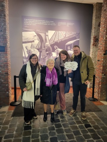 Diane droomde van een bezoek aan het Red Star Line Museum