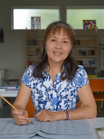 Jing geeft Tai Chi in DAC De Loft